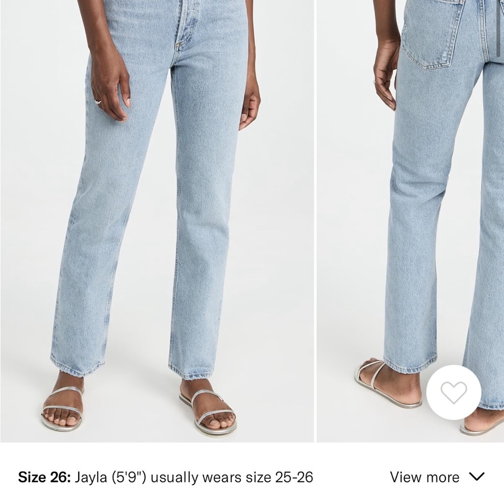 Agolde Lana jeans size 27